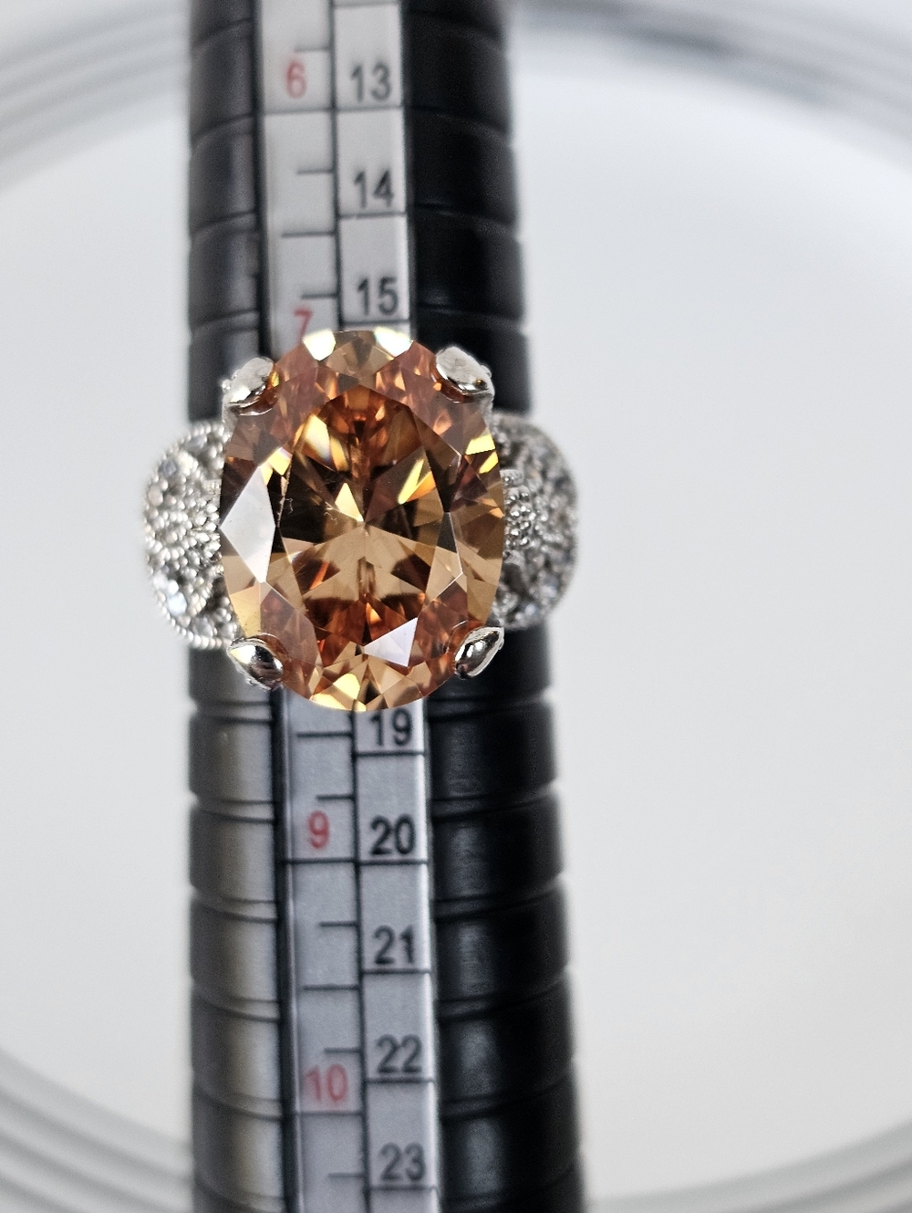 Vintage Joesph Esposito CZ Ring Sterling Silver Size 8! - Picture 6 of 11